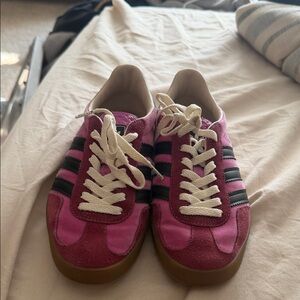Adidas Women's Sneakers in Pink and Black